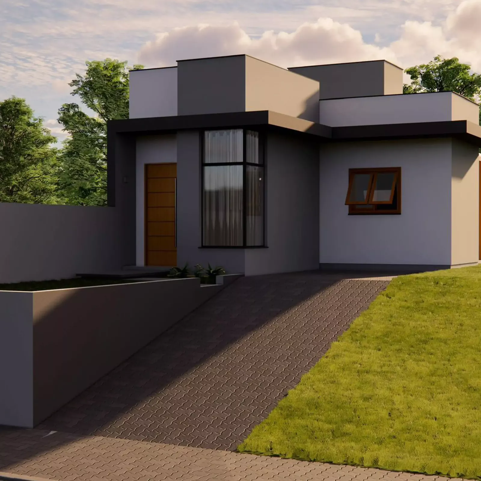 Fachada da casa