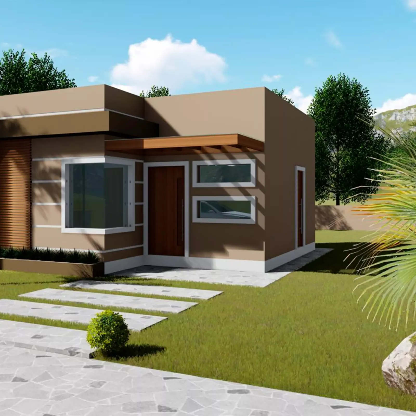 Frente da casa 