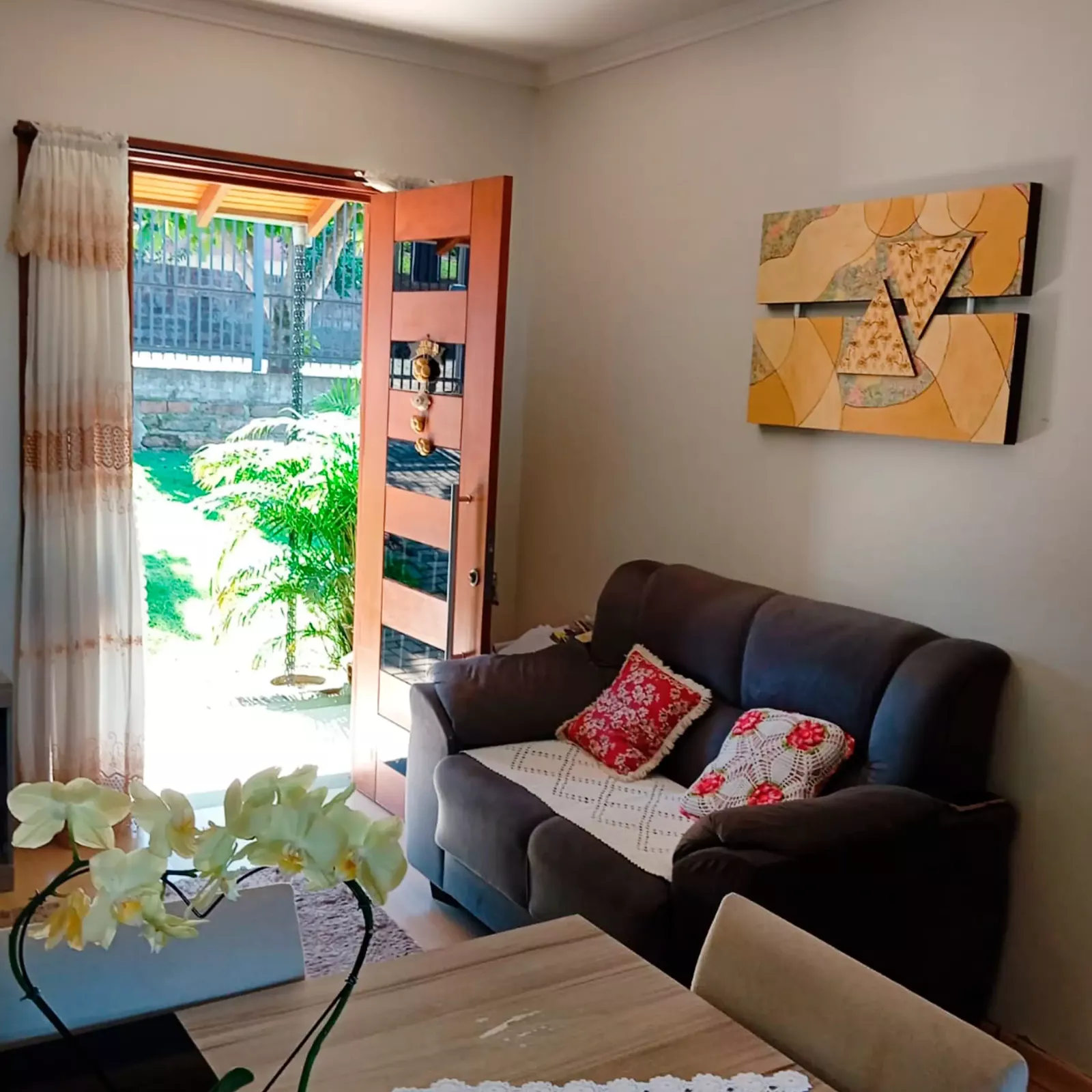 Sala de estar confortável