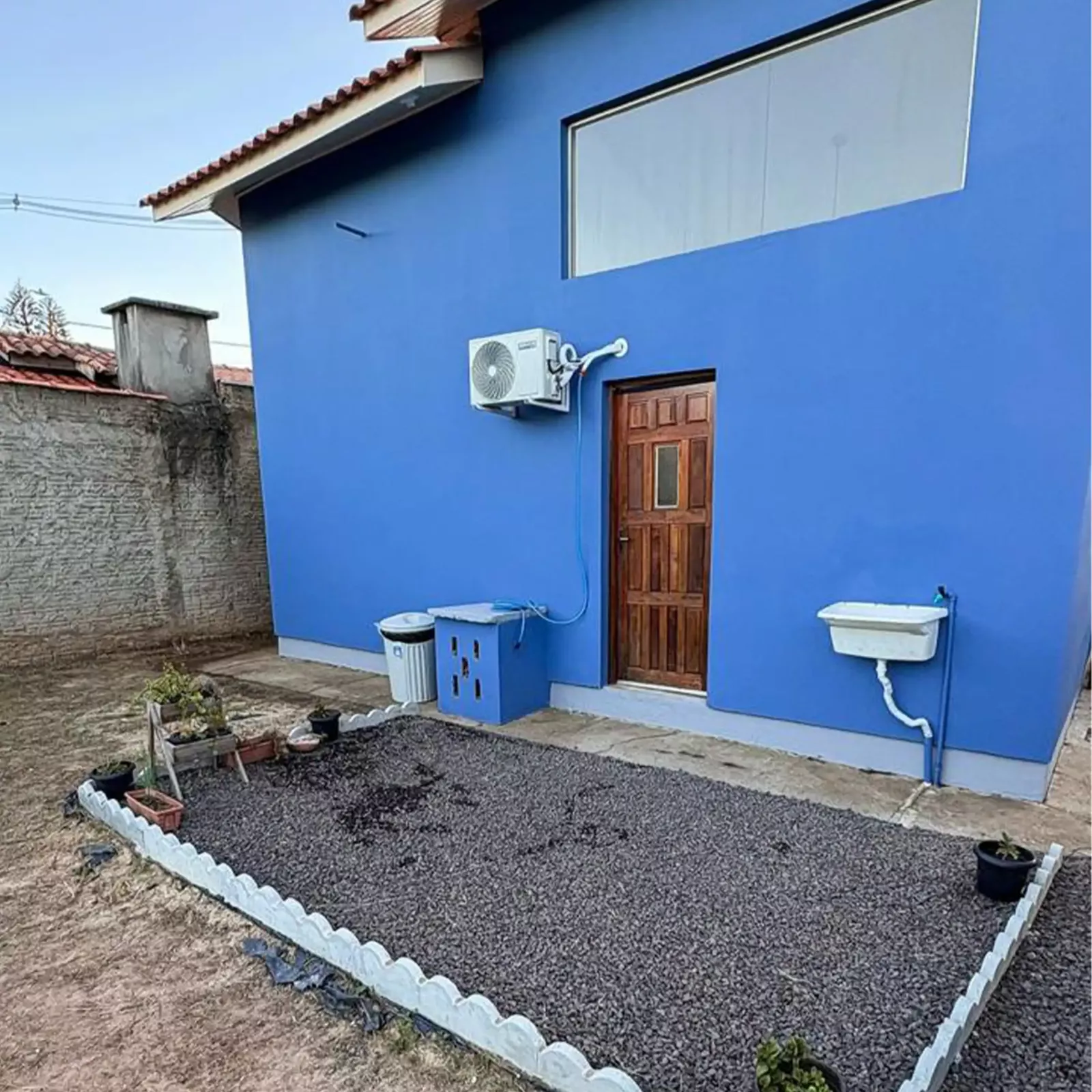 Área de serviço na parte externa