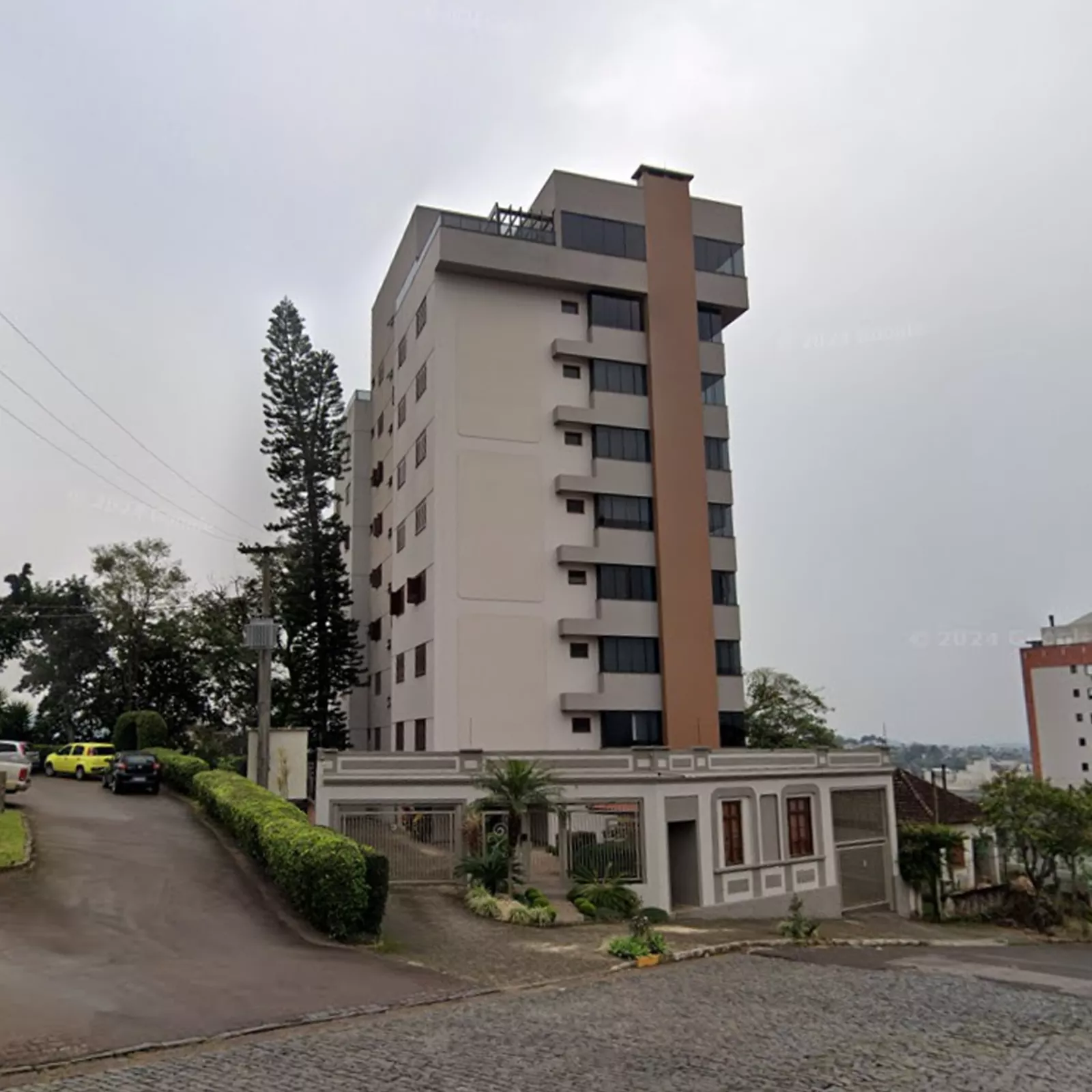 frente do prédio