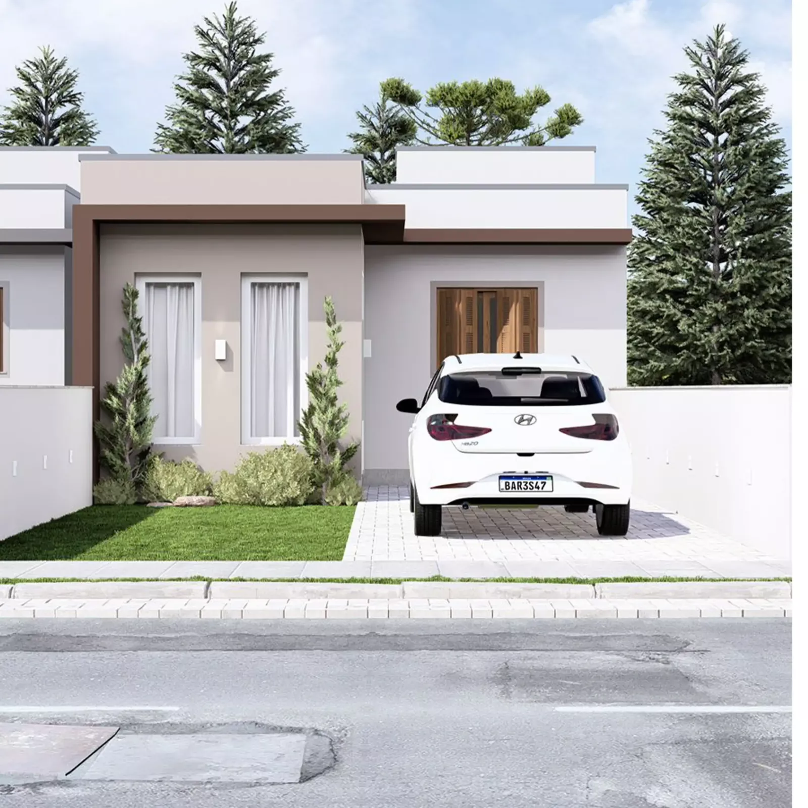 Frente da casa 