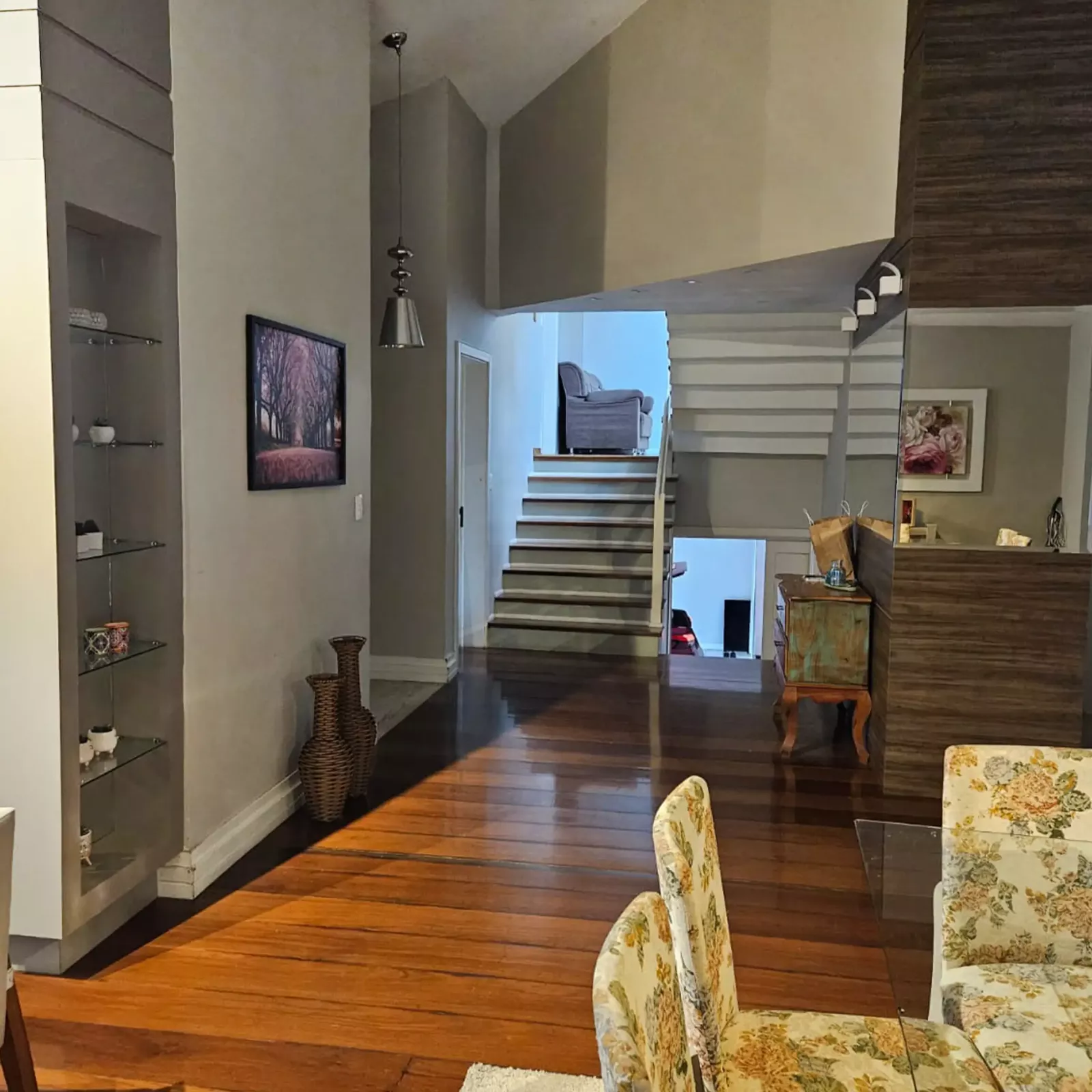 Sala de estar e jantar