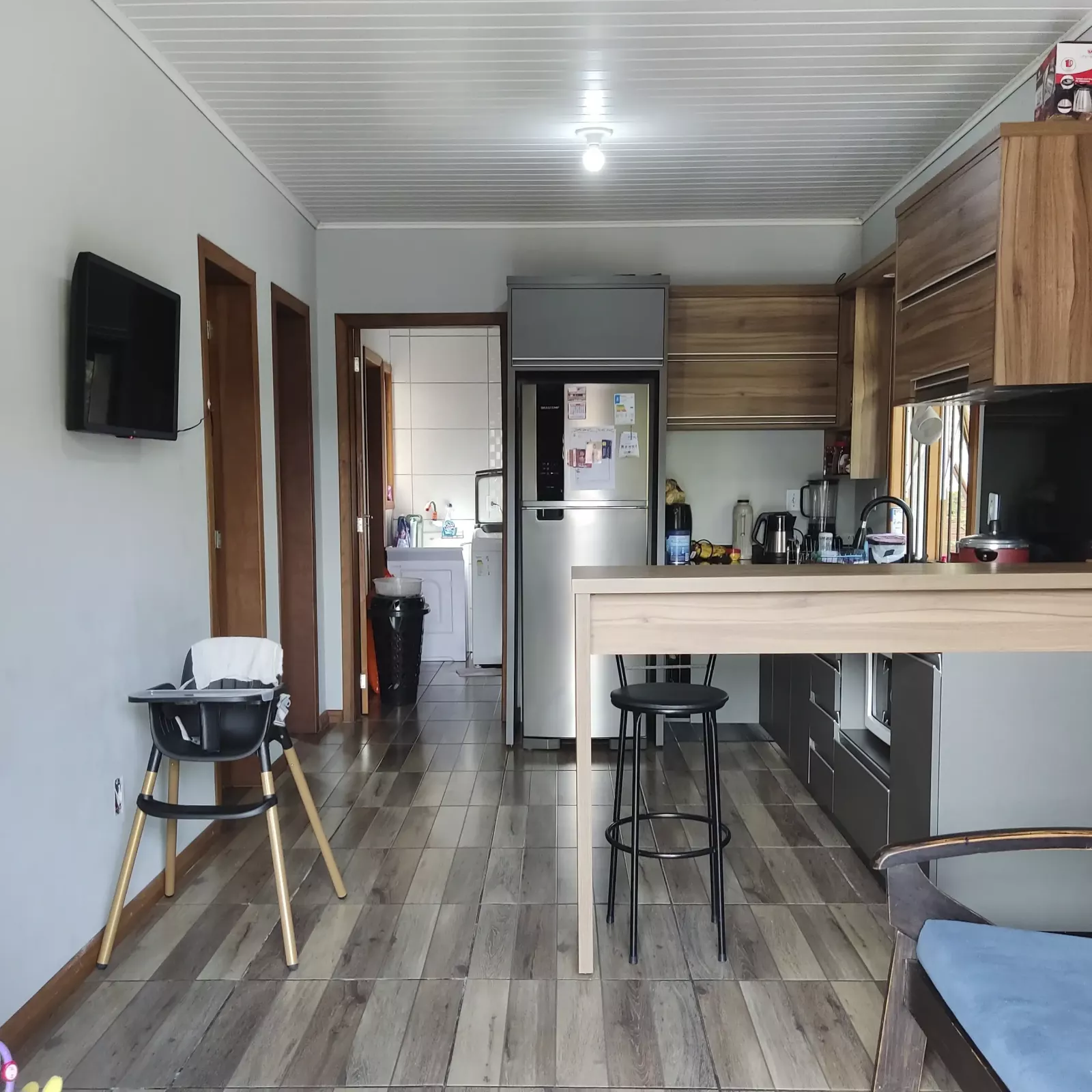 Sala de estar e jantar