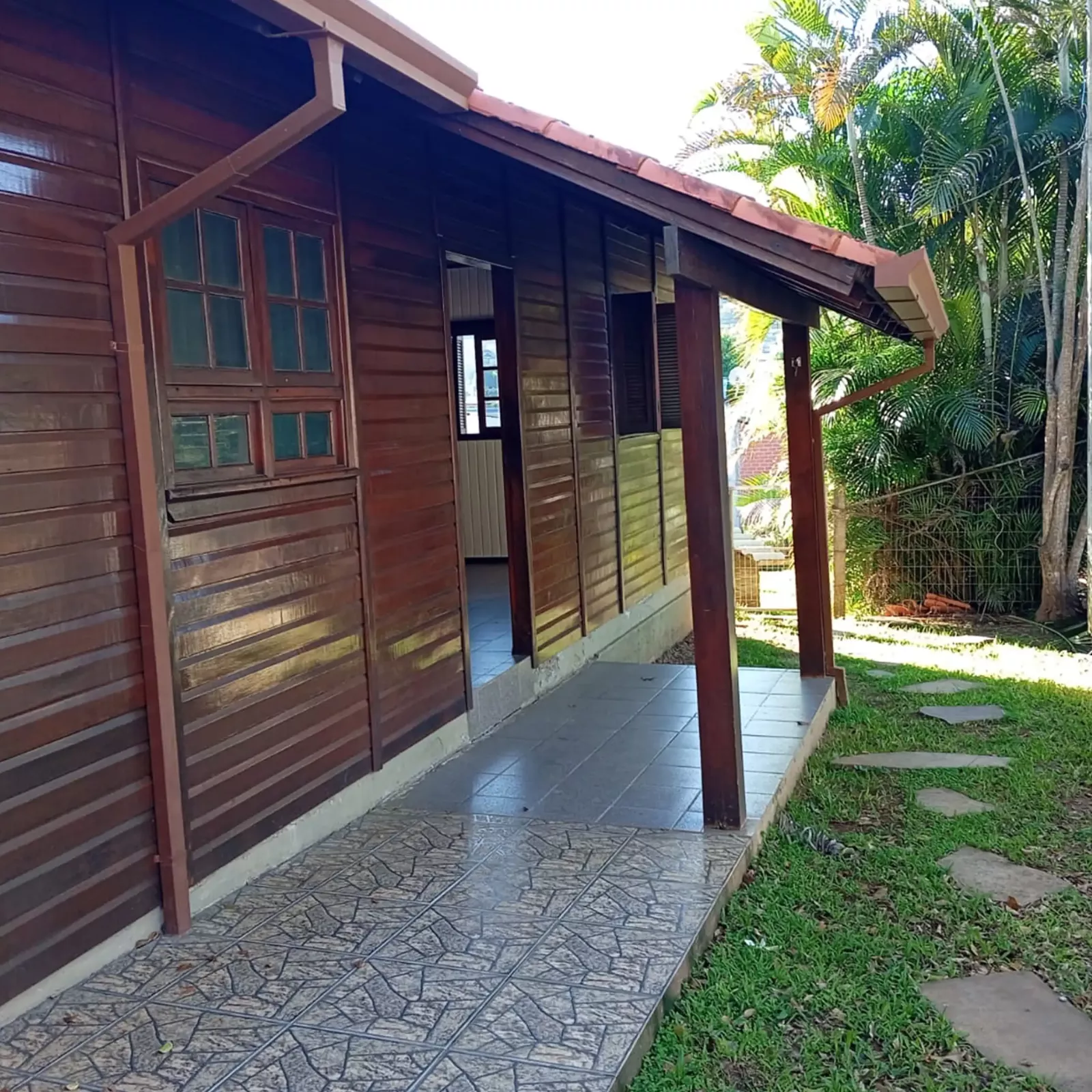 Área da frente da casa