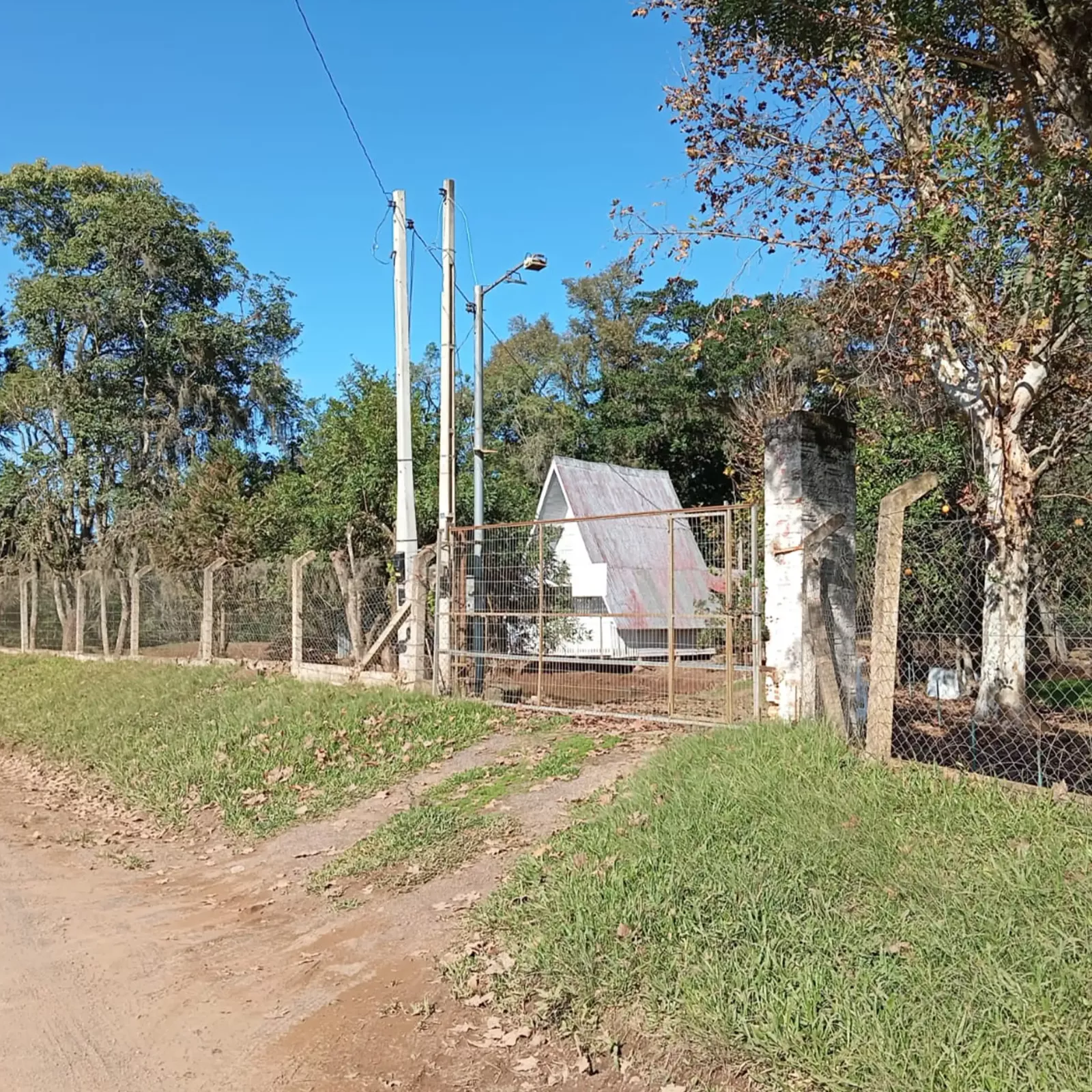 Frente do sítio