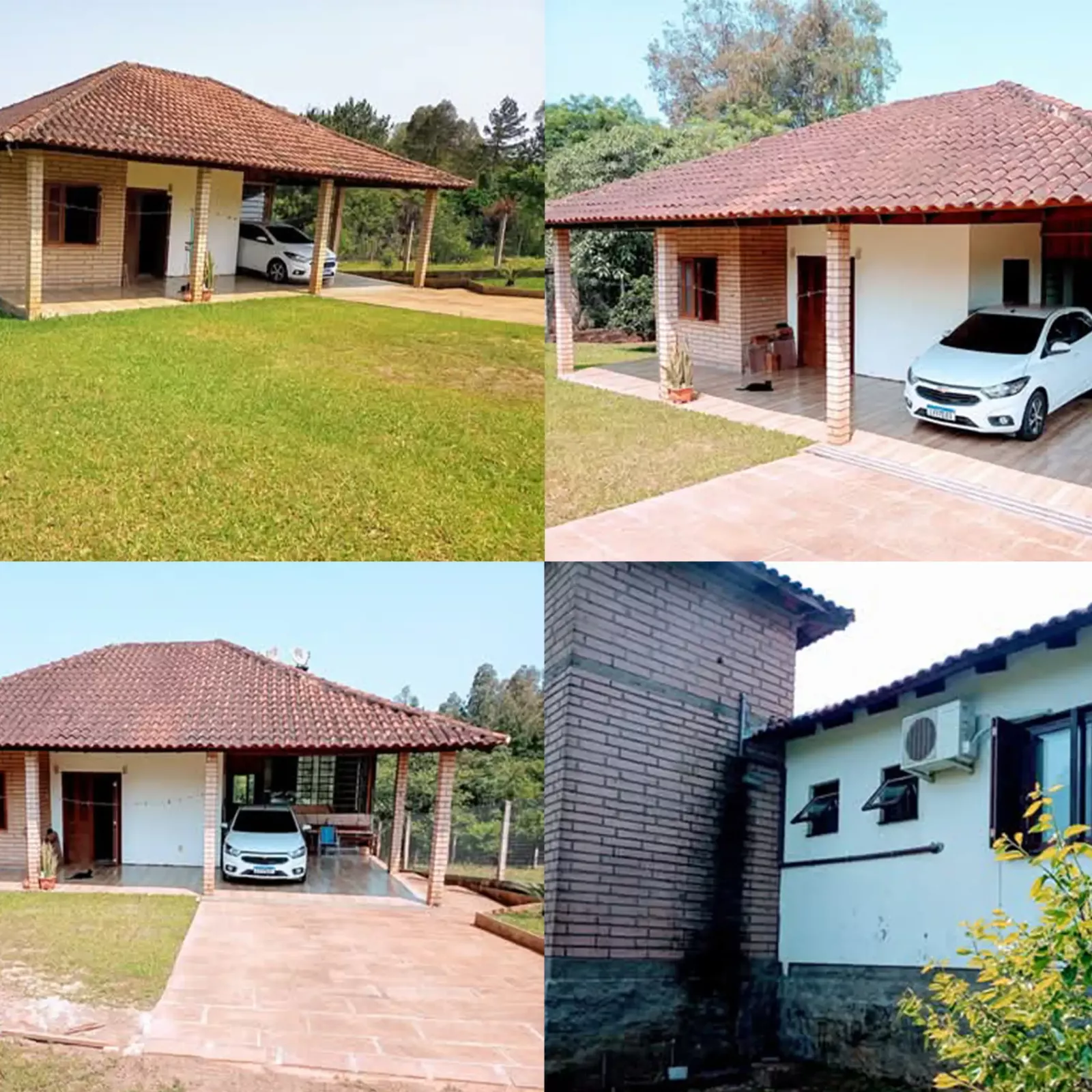 Parte externa da casa