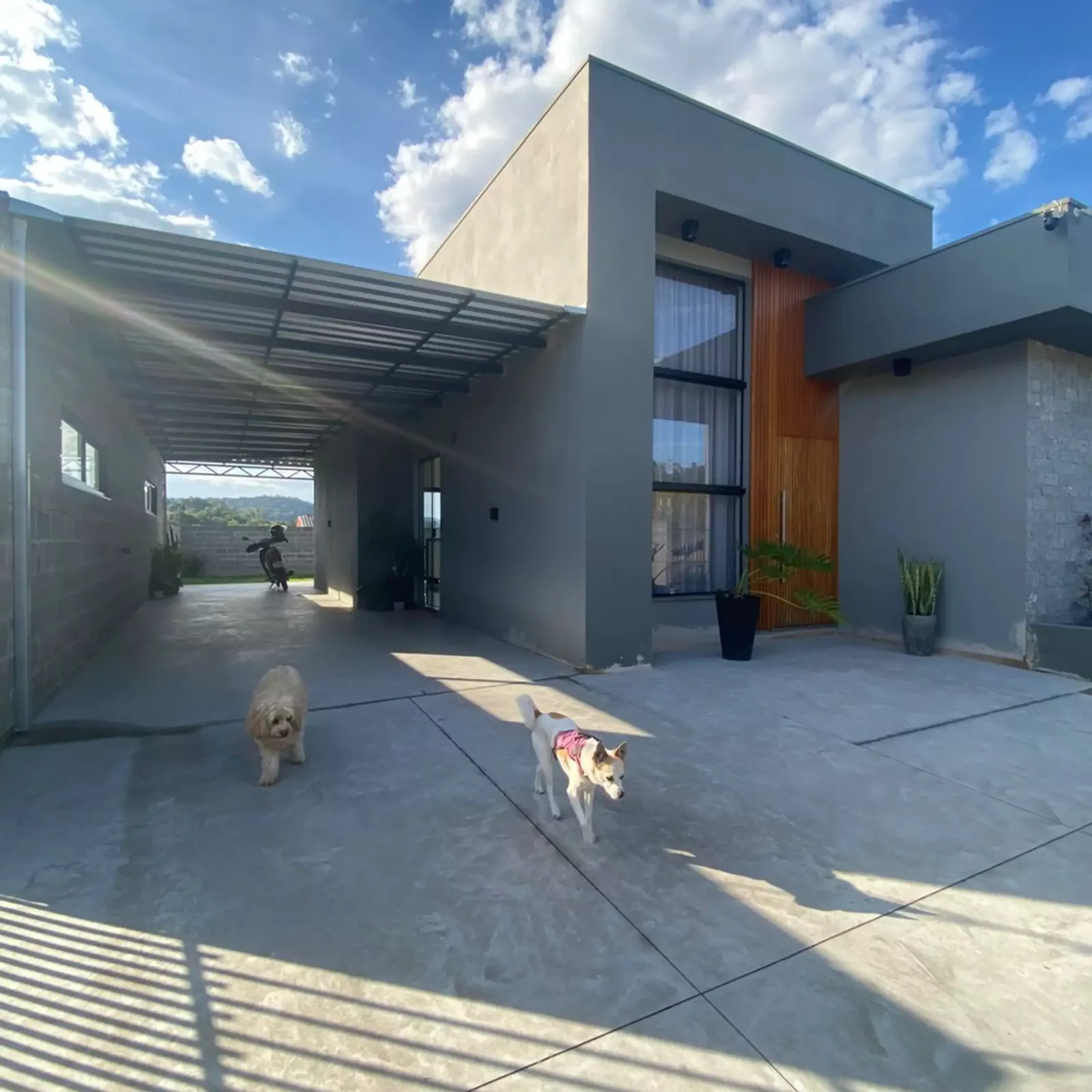 Frente da casa 