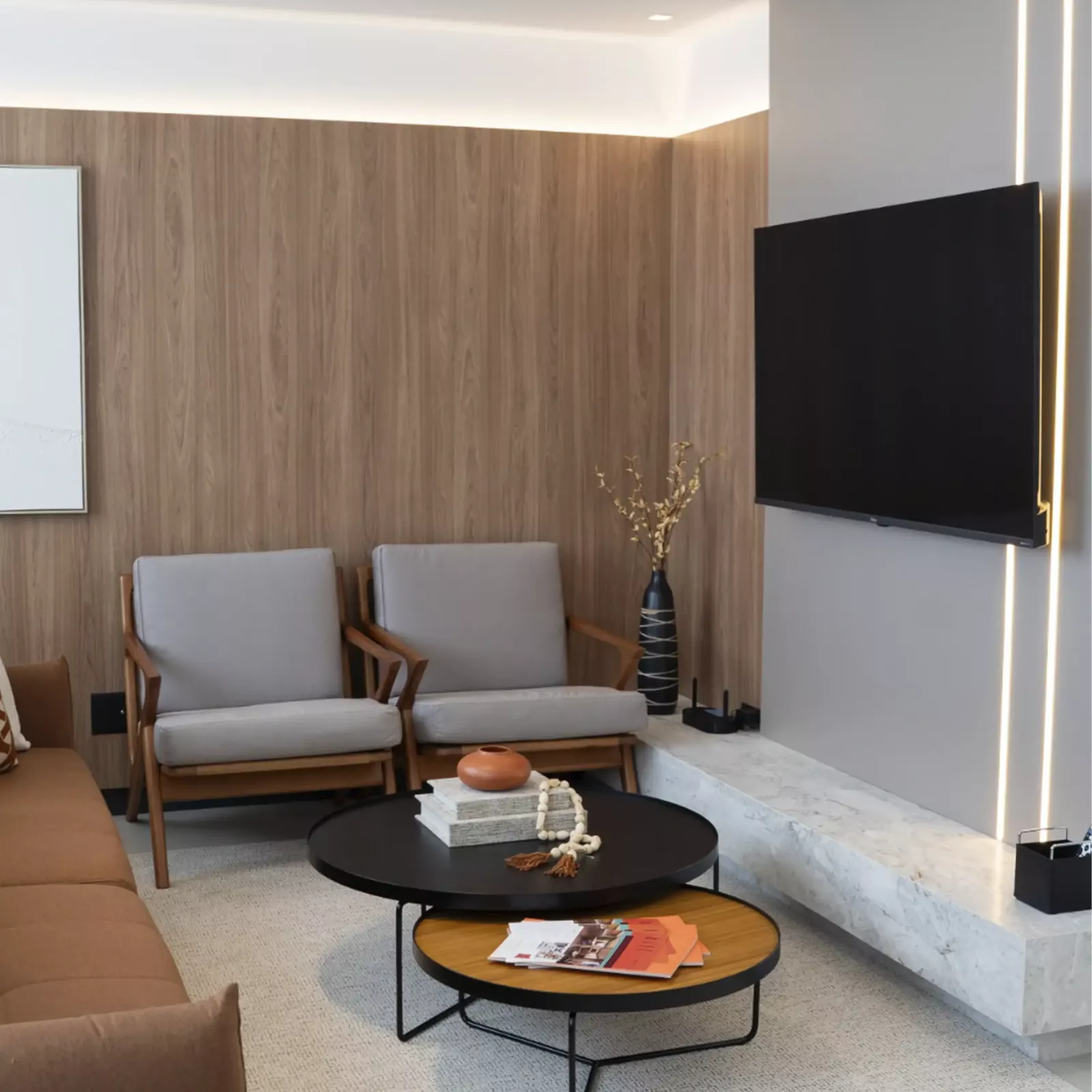 Sala de estar e jantar 