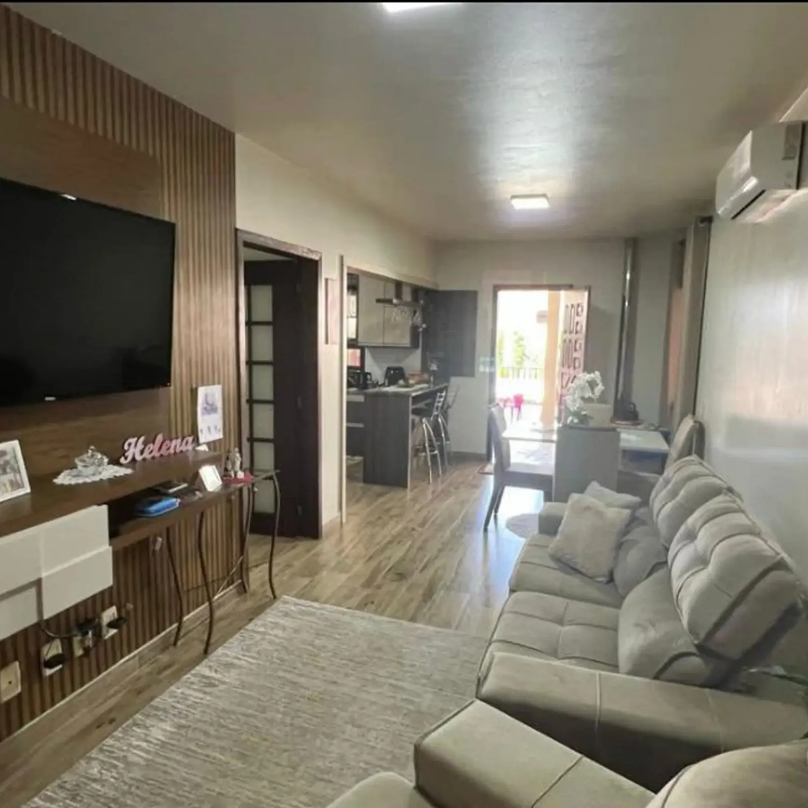 Sala de estar e jantar