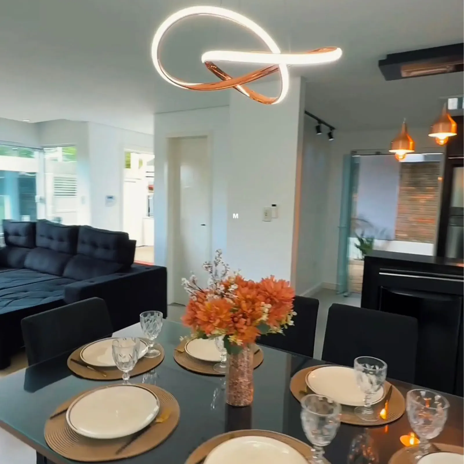 Sala de estar e jantar 