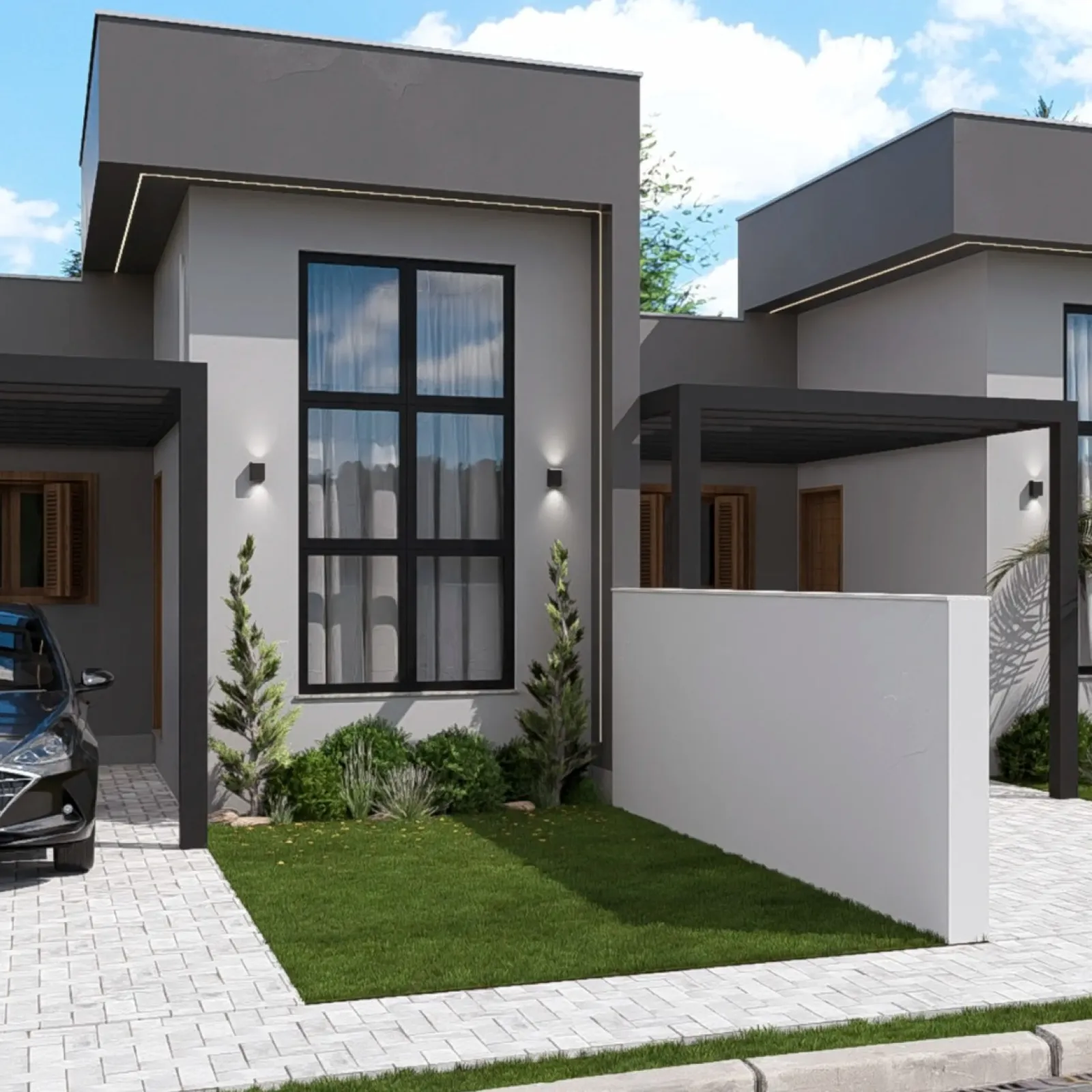 Frente da casa 