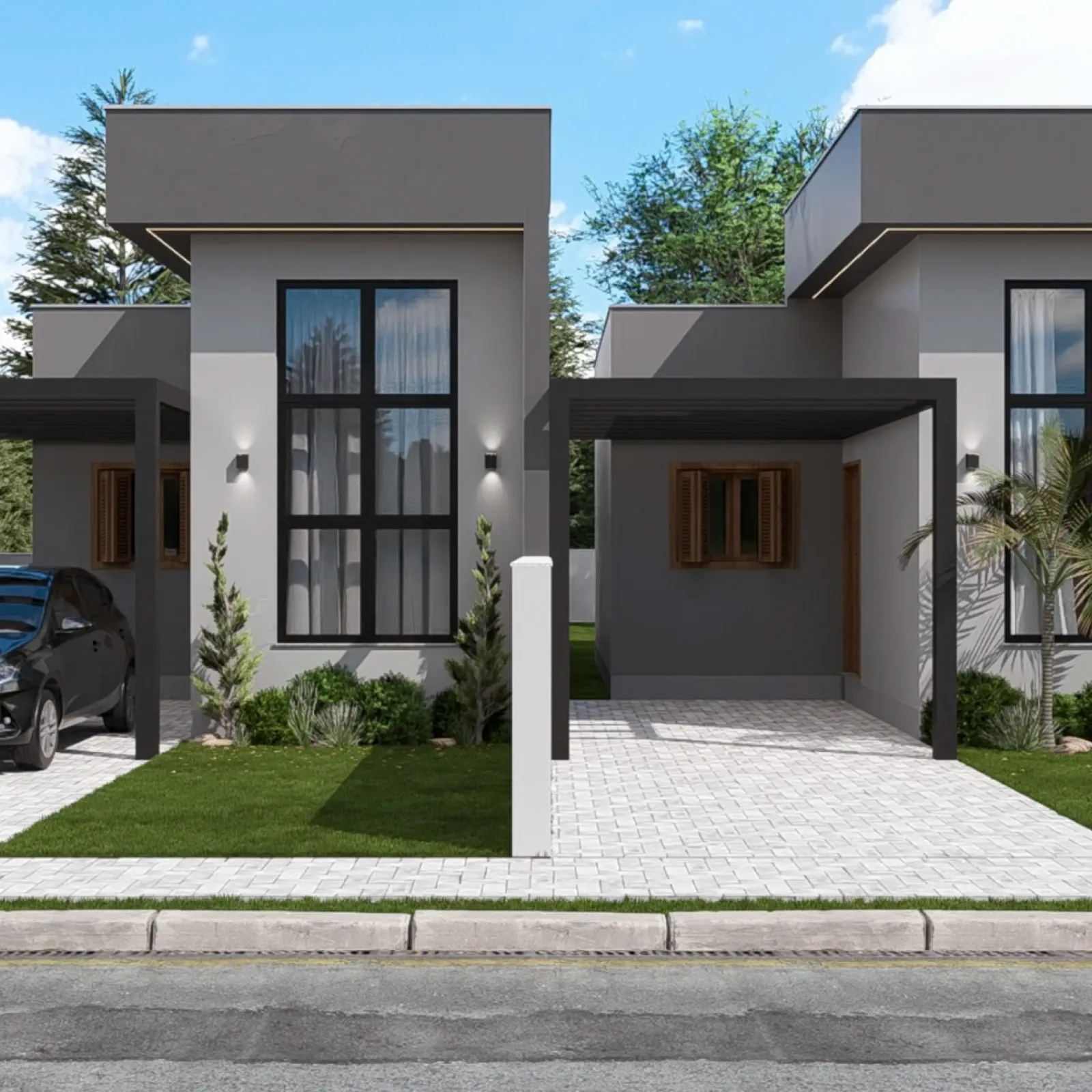 Frente da casa 