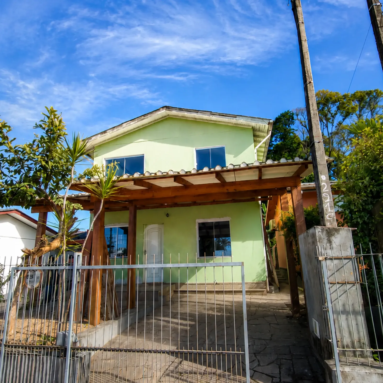 Fachada da casa