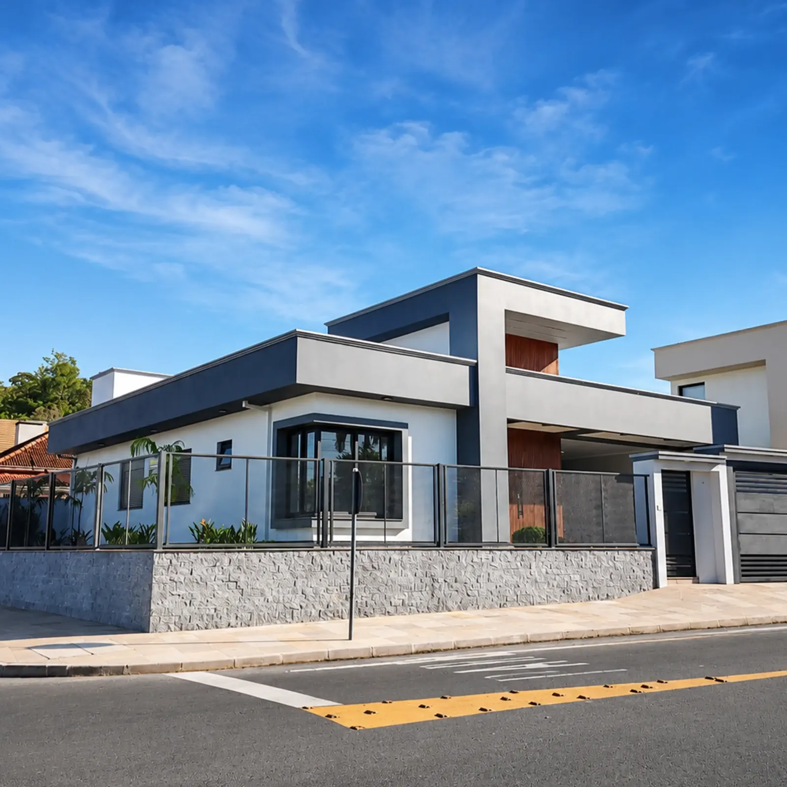 frente da casa
