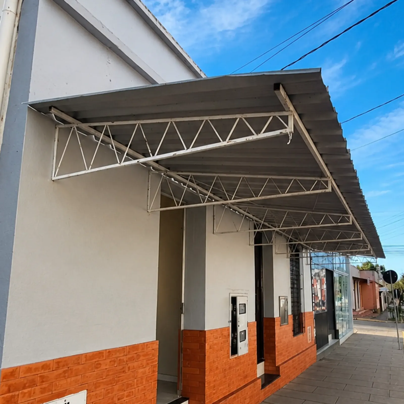 parte externa da sala