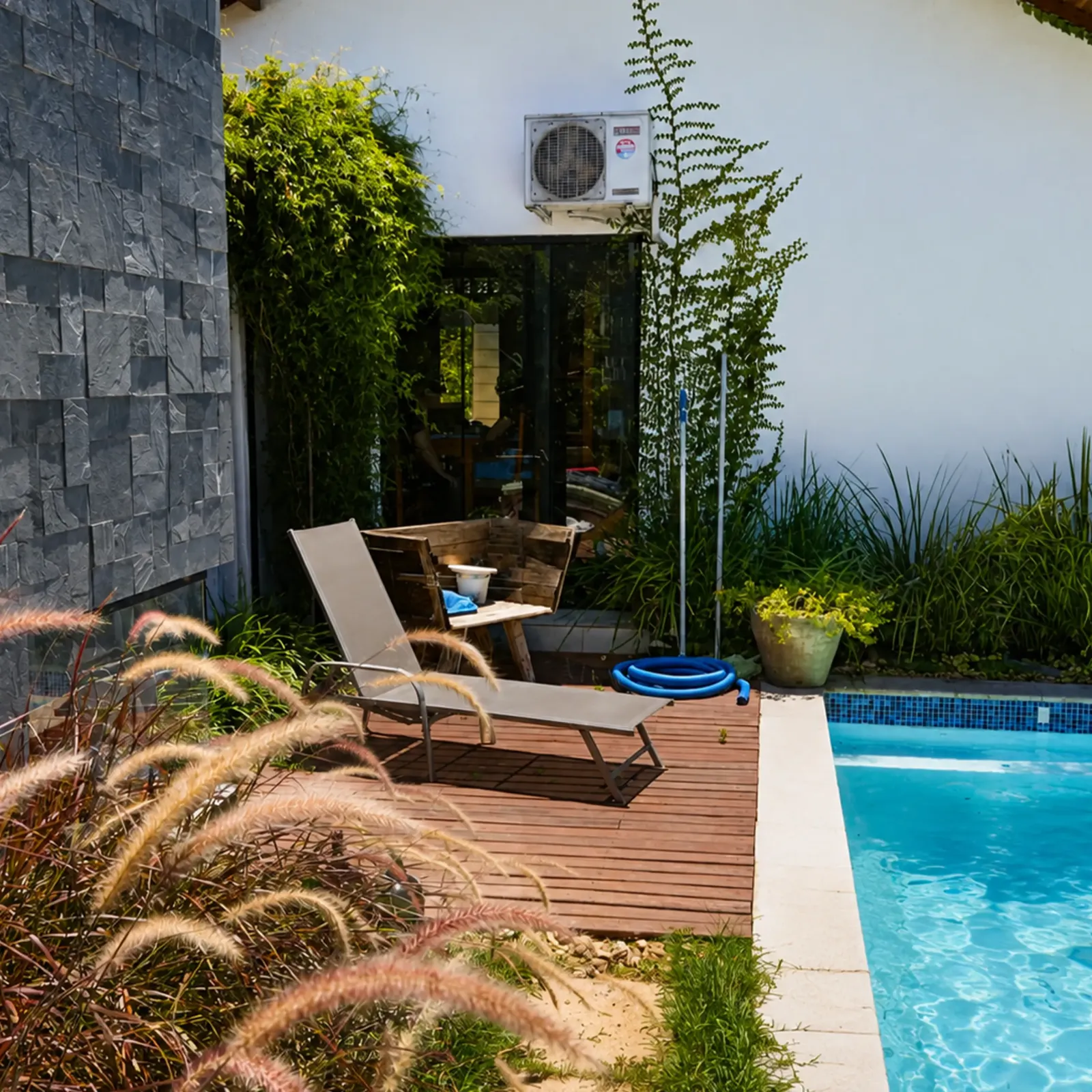 deque e piscina