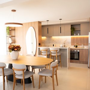 cozinha do apartamento