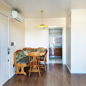 Sala de estar do apartamento