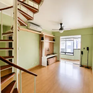 Sala de estar do apartamento