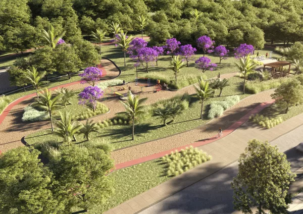 Pista para caminhada